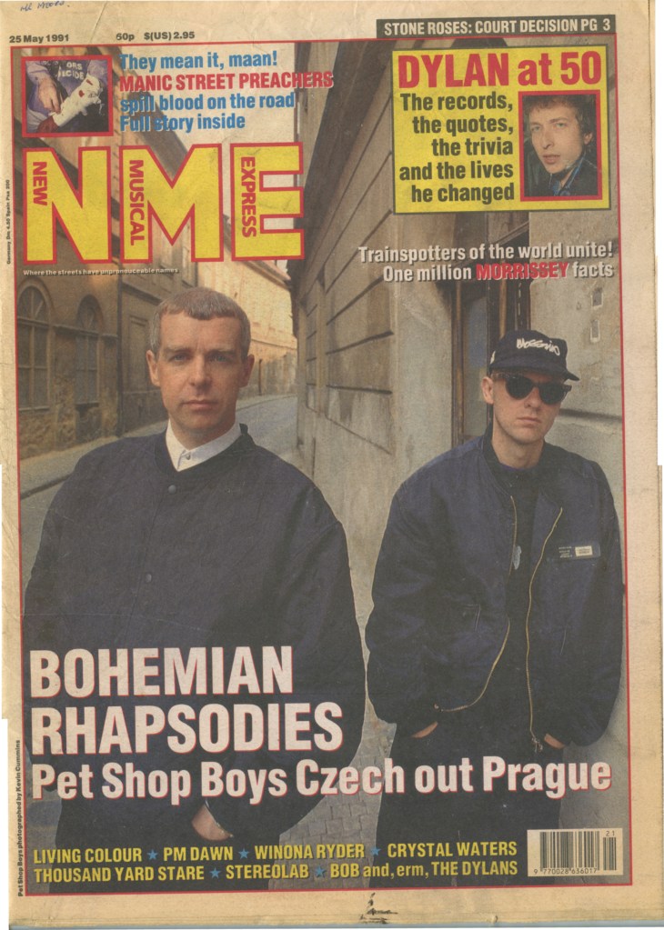 NME 25 May 1995 featuring Richey Edwards and his 4REAL self-harm