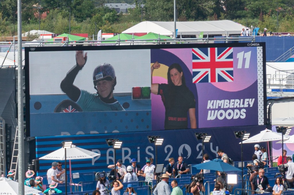 Kimberley Woods during the heats at the 2024 Paris Olympic Games