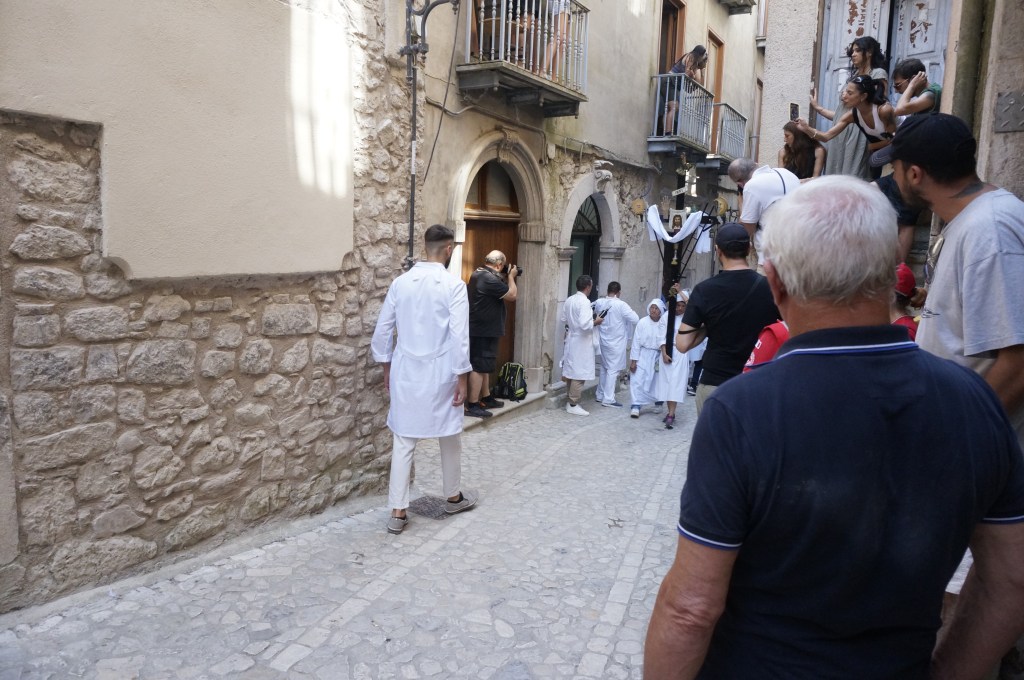 Penitents during Riti Settennali in Guardia Sanframondi - 2024