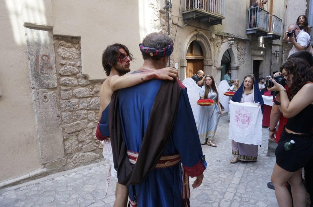 Misteri during Riti Settennali in Guardia Sanframondi