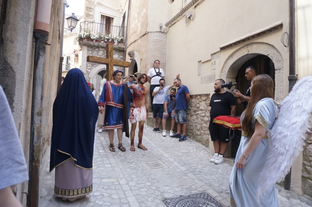 Misteri during Riti Settennali in Guardia Sanframondi