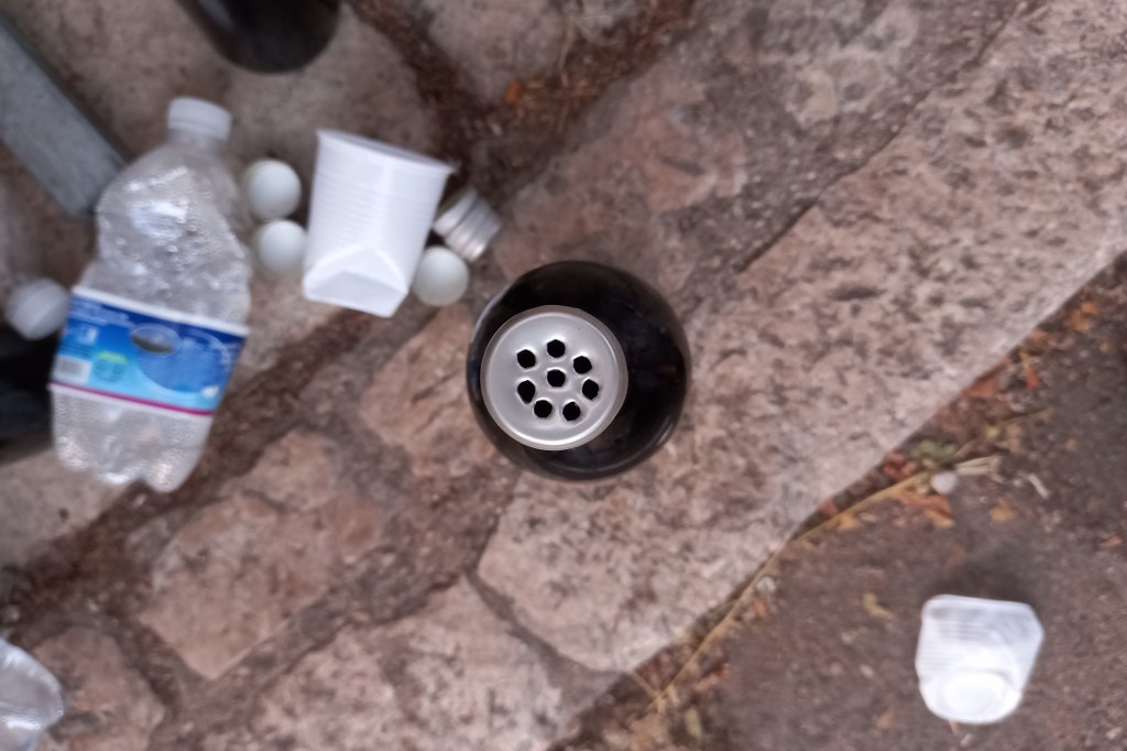 A bottle of wine during Riti Settennali in Guardia Sanframondi - 2024